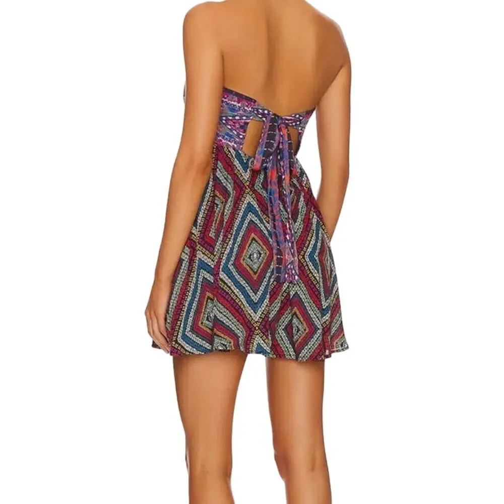 Free People romper Elowen Tube sleeveless Large L